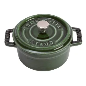 Staub Cast Iron 0.25-qt Mini Round Cocotte