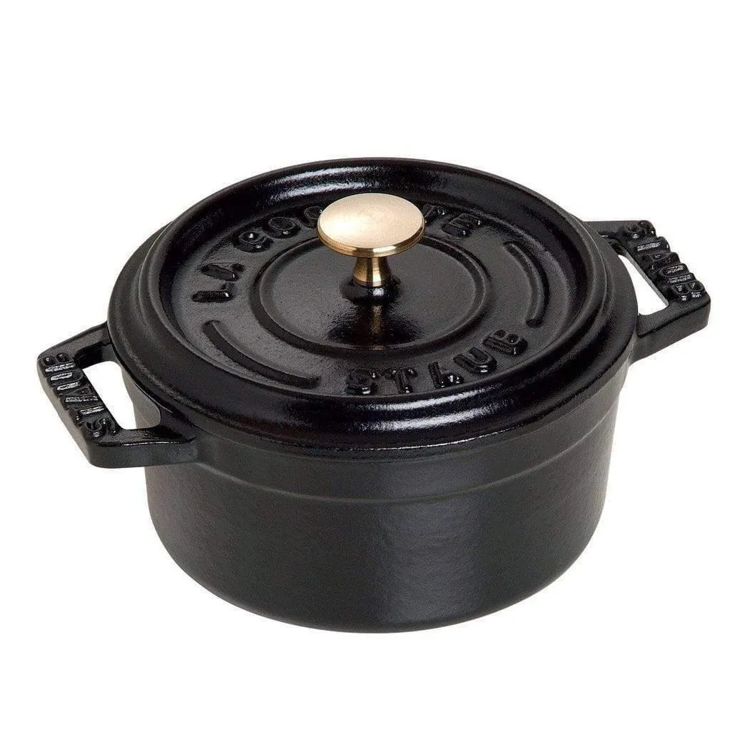 Staub Cast Iron 0.25-qt Mini Round Cocotte