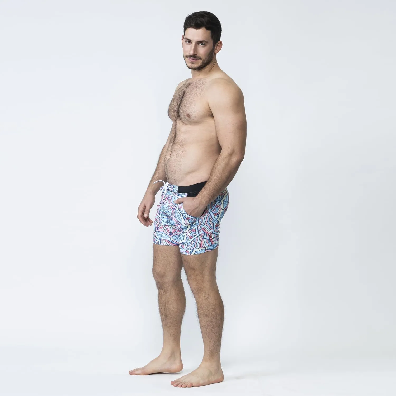 Taddlee Swimwear Men Basic Long Swimming Trunk Surf Camo Shorts Swimsuits Pocket