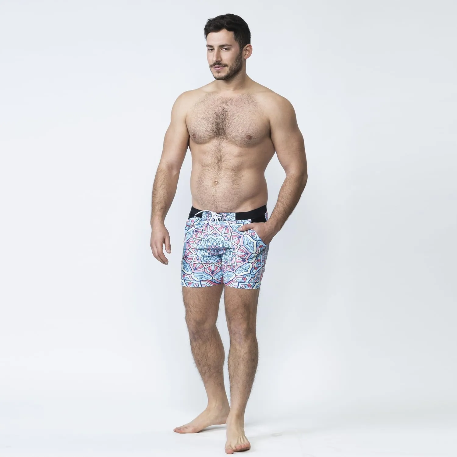 Taddlee Swimwear Men Basic Long Swimming Trunk Surf Camo Shorts Swimsuits Pocket