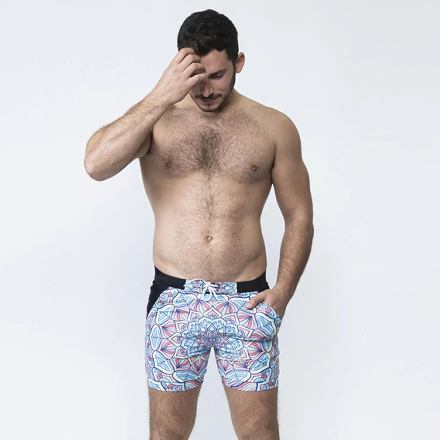 Taddlee Swimwear Men Basic Long Swimming Trunk Surf Camo Shorts Swimsuits Pocket
