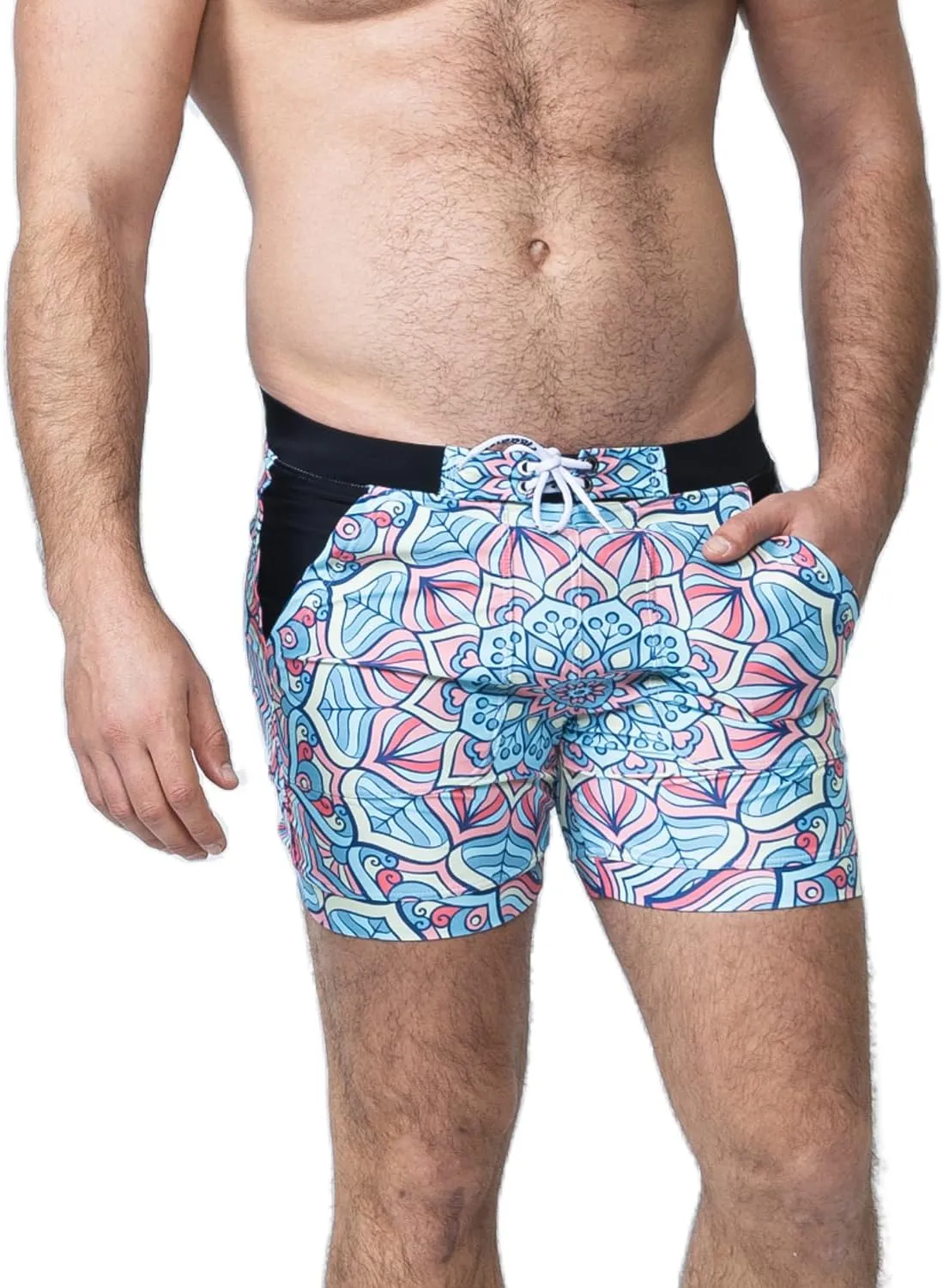 Taddlee Swimwear Men Basic Long Swimming Trunk Surf Camo Shorts Swimsuits Pocket
