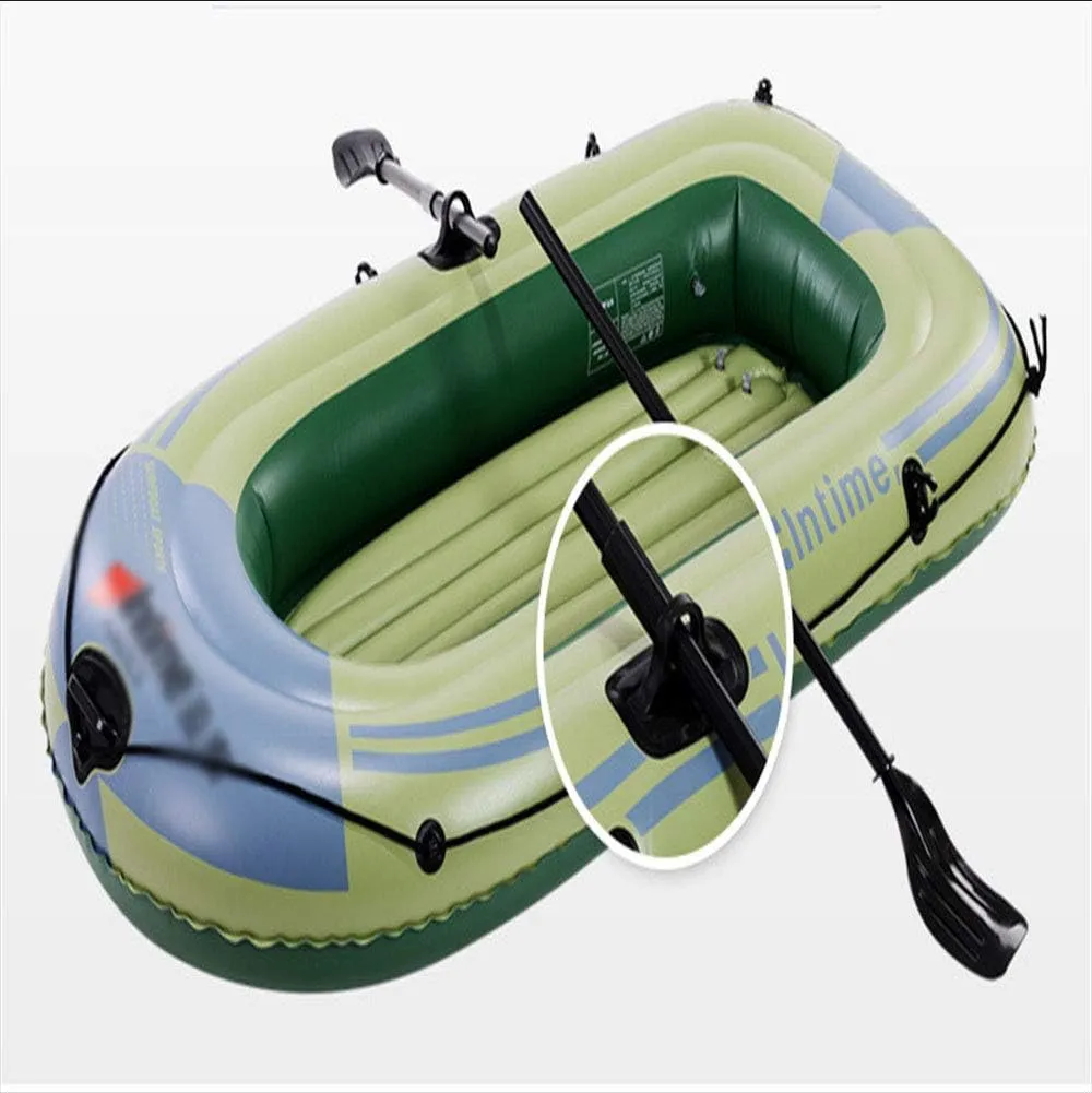 TEmkin Fishing Dinghy, Raft Inflatable Kayak, Touring Kayak, Inflatable Boat with Oars 3 Person, Inflatable Rafts for Adults, Inflatable Rafts for Fishing