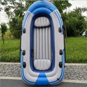 TEmkin Inflatable Rafts for Adults 3 Person Inflatable Boat for Kids Fishing Dinghy Kayak Suitable for Swimming Pool Fishing Etc.