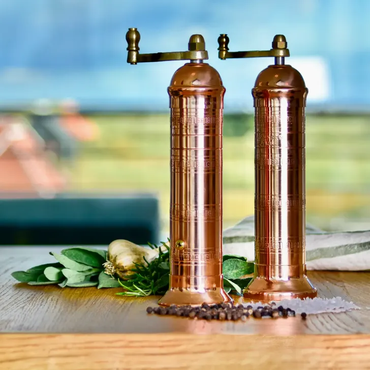 The Original 'Copper Mill' - 8" Salt Grinder