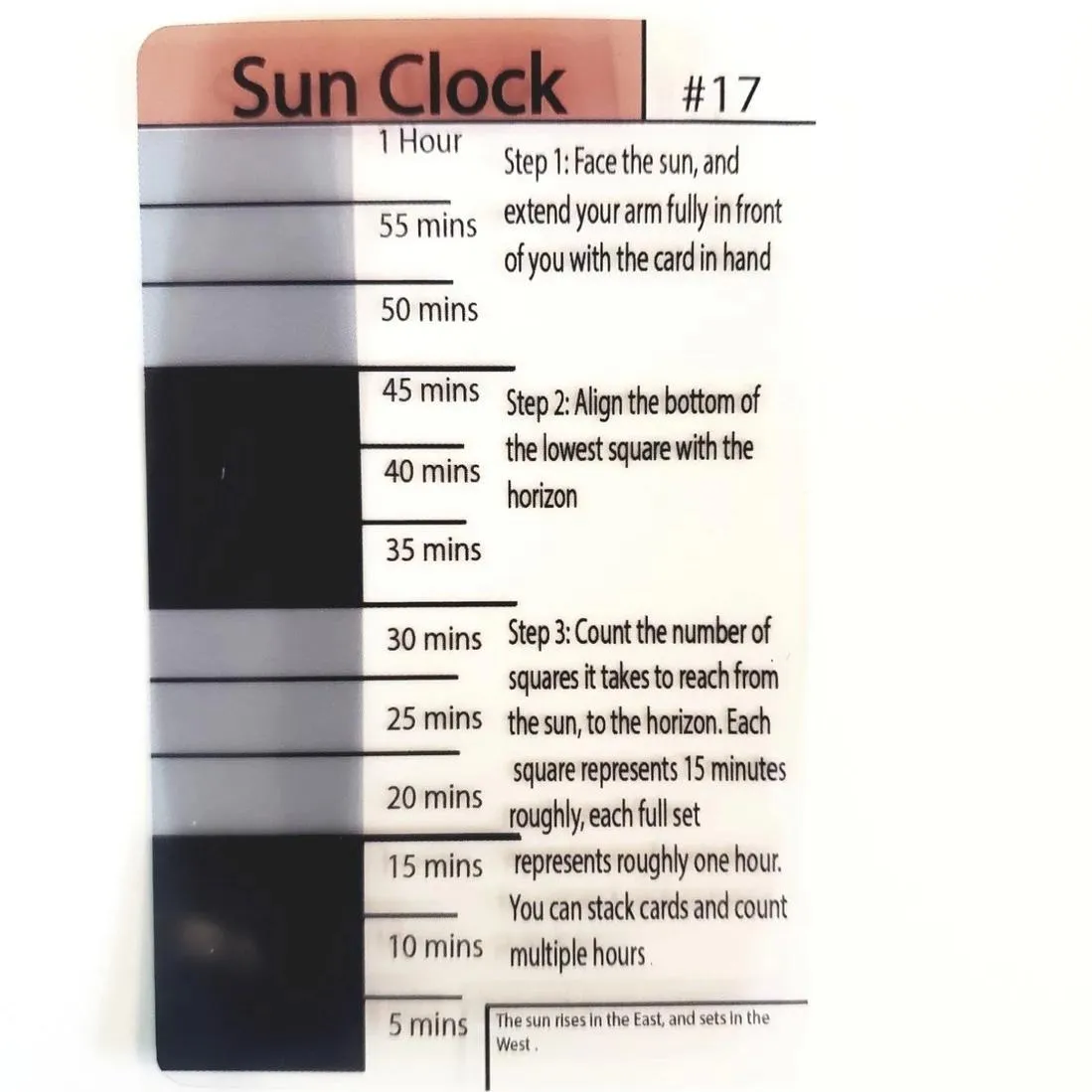 Tip Card #17 Sun Timer