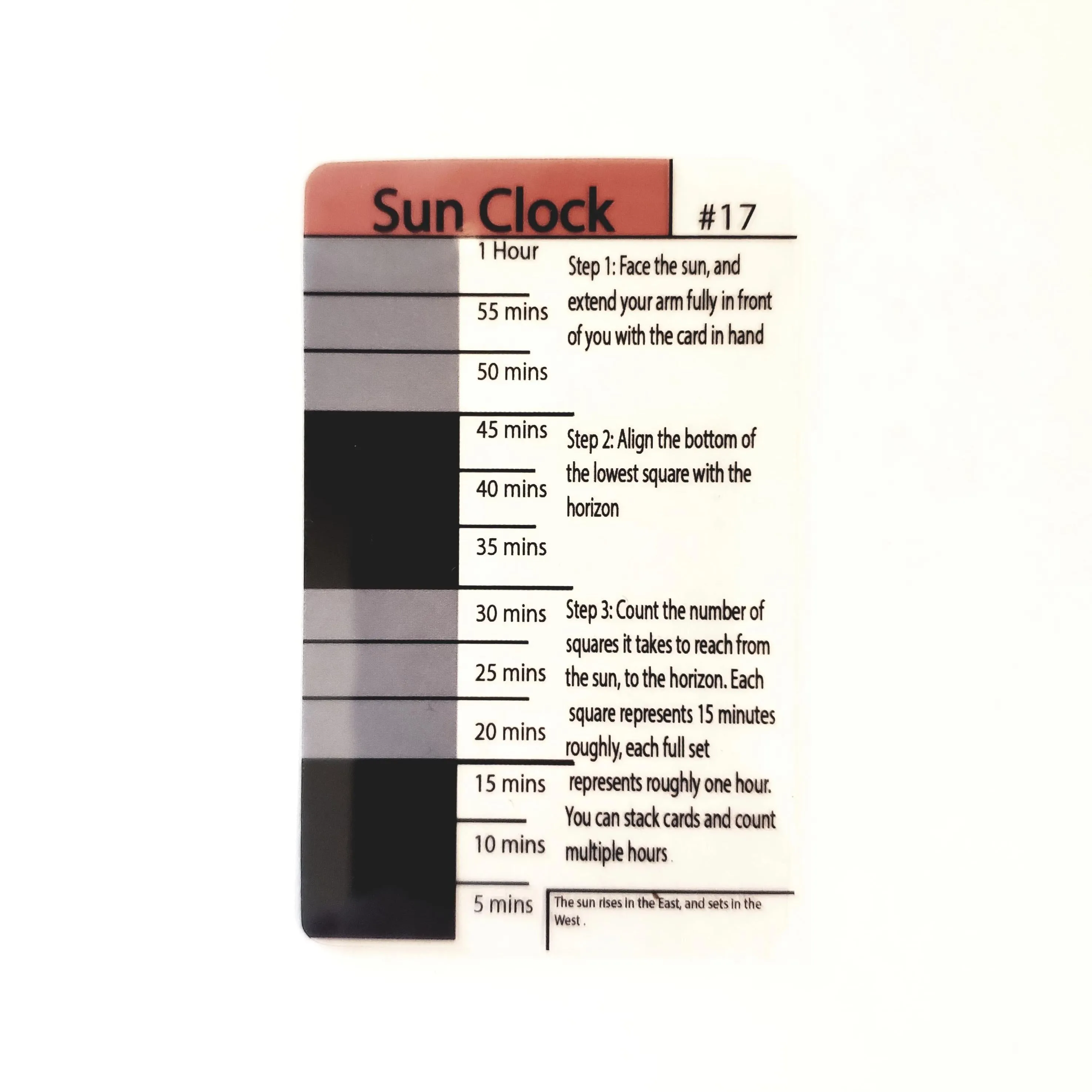 Tip Card #17 Sun Timer