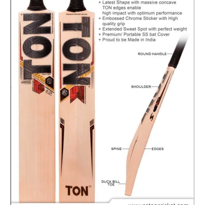 TON Legend English Willow Cricket Bat