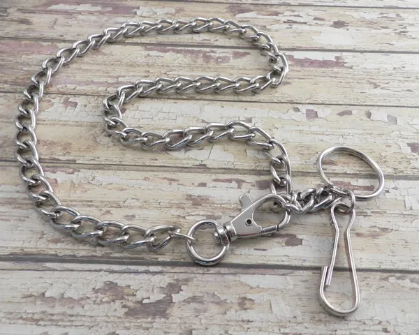 Wallet Chain Punk Leash Chain Lanyard - Basic 7"